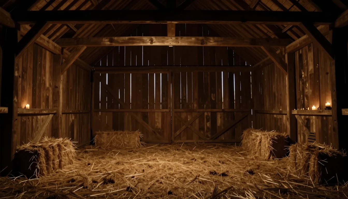 Warm straw barn preview for the tiptoe dance